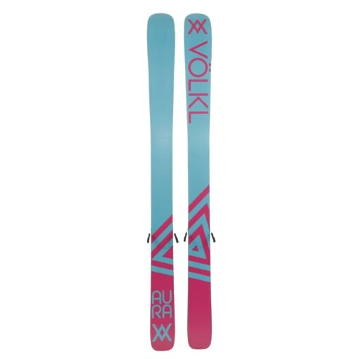 156cm Volkl Aura + Rossignol Jr Bindings- 2015- USED - Image 2