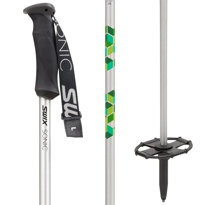 Swix Sonic R3, 2-Piece Aluminum Adjustable Ski Poles 4 Swix Sonic R3, 2-Piece Aluminum Adjustable Ski Poles - Image 2