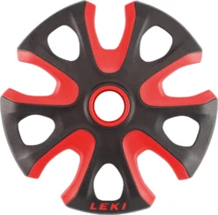 Leki Big Mountain Pole Basket 7 Leki Big Mountain Pole Basket -The Ski Equip Shop BMpolebasketblackred