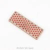 DMT Fine Grit Diamond Stone - Red - 70mm -The Ski Equip Shop DMT Mini Diamond Whetstone Red F 600 mesh 002