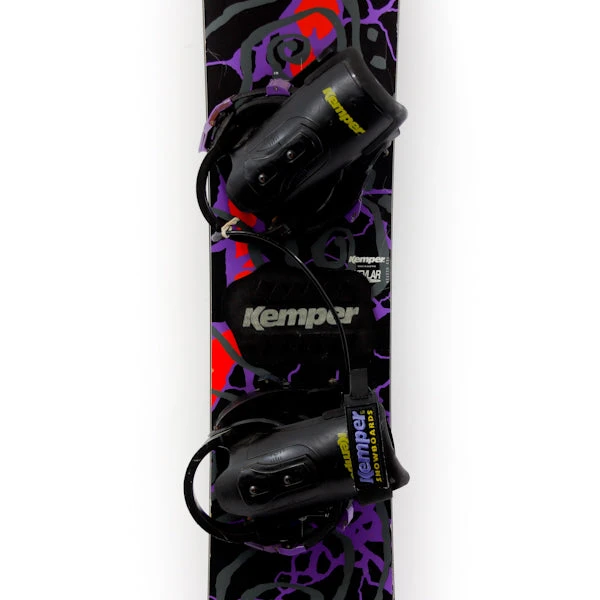 Vintage Kemper Chaos 153 Freestyle Snowboard W/ Bindings 6 Vintage Kemper Chaos 153 Freestyle Snowboard W/ Bindings - Image 4