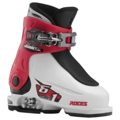 Roces IDEA Up Adjustable Youth Ski Boots | Size 16.0-18.5 -The Ski Equip Shop RocesIDEAUp16.0 18.5WhiteRedBlack
