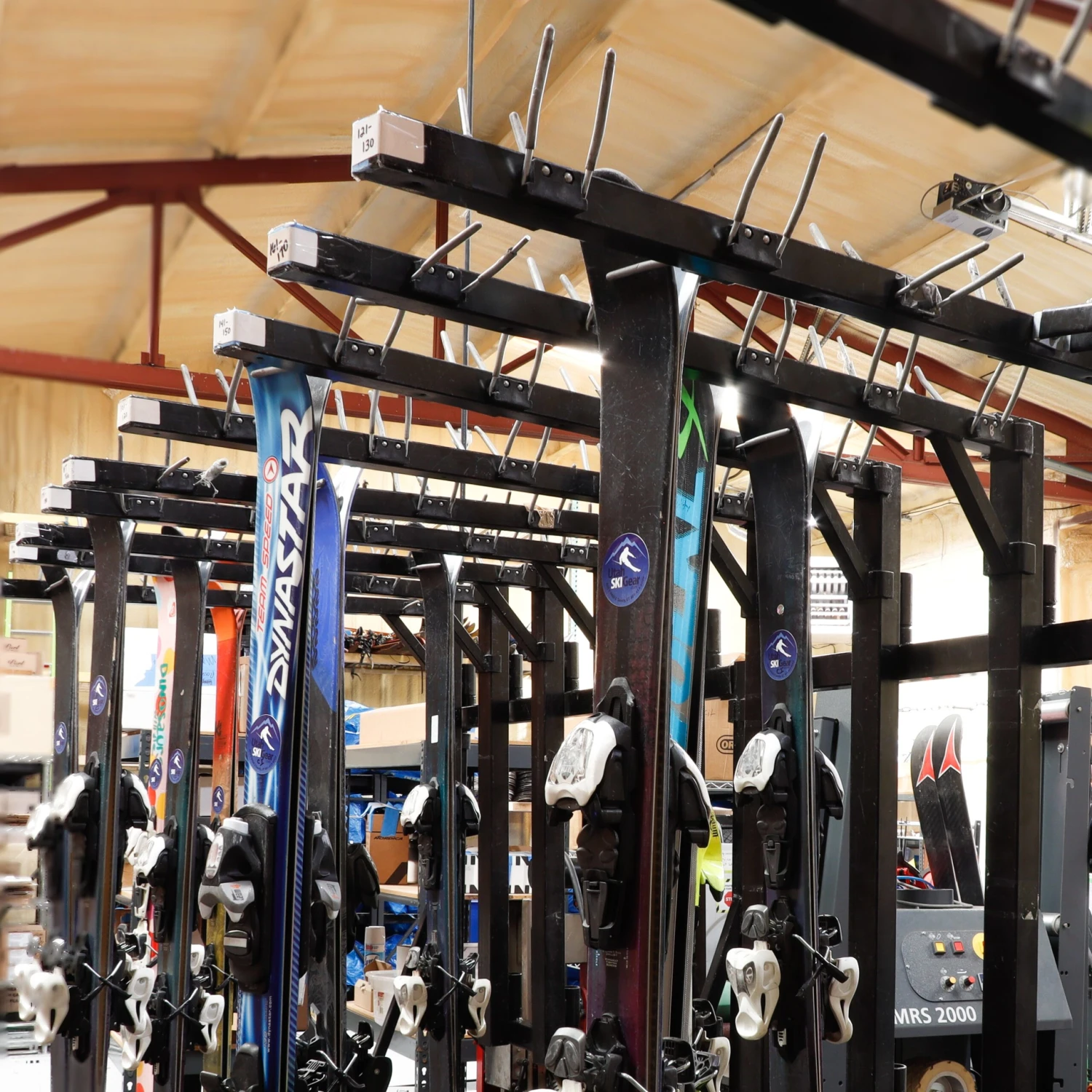 Backshop Hanging Ski Storage Solution Rack - 100 Ski Capacity - USED 5 Backshop Hanging Ski Storage Solution Rack - 100 Ski Capacity - USED - Image 3