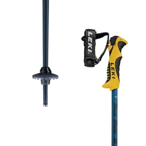 Leki Spitfire Lite S Junior Trigger Aluminium Alpine Ski Poles | 2023 - DISCONTINUED - Image 2