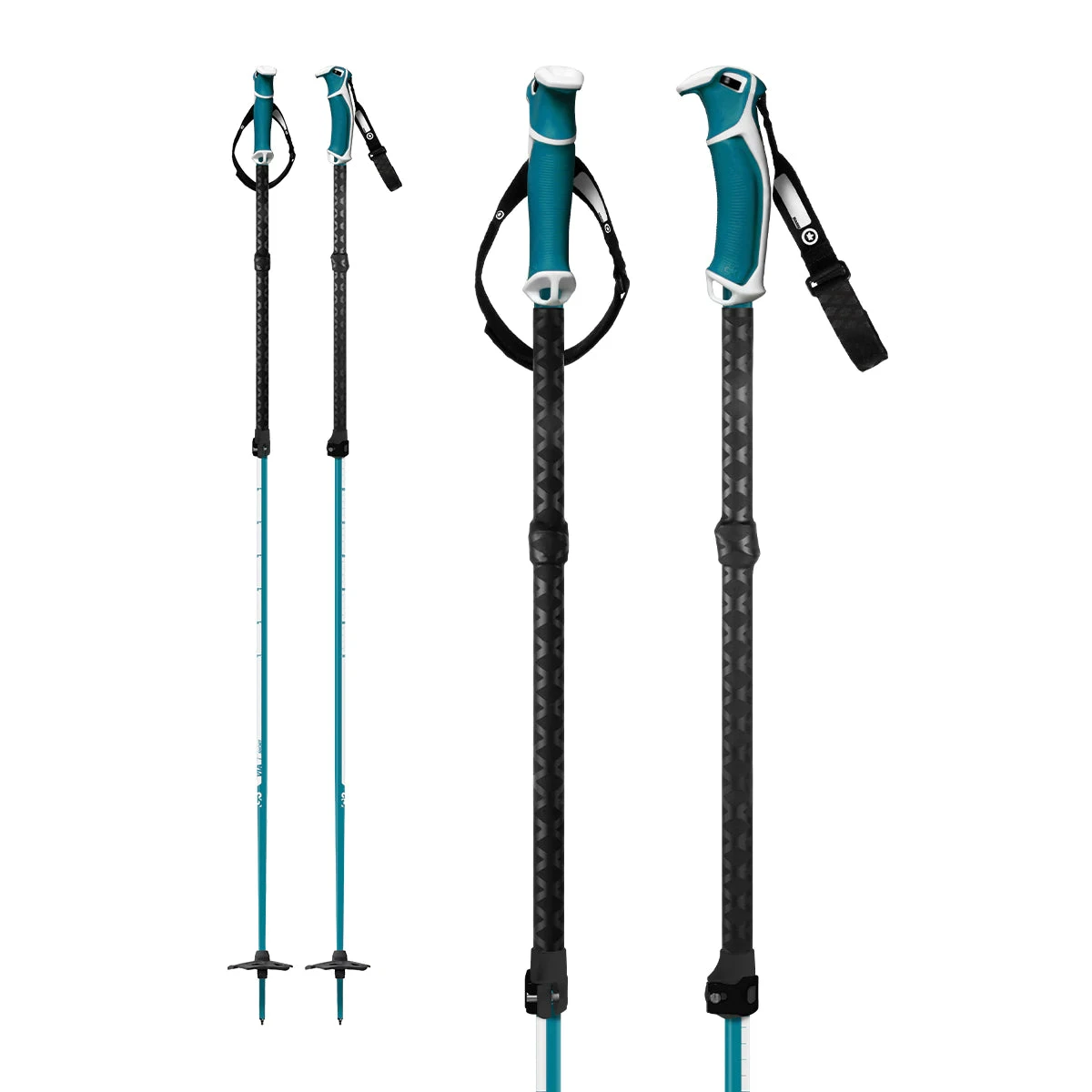 G3 Via Aluminium Adjustable Ski Poles 4 G3 Via Aluminium Adjustable Ski Poles - Image 2