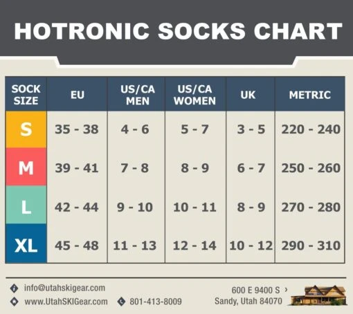 XLP ONE PFI 50 Heated Socks By Hotronic BootDoc - Classic - Discontinued - Image 3