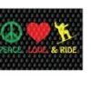 Peace, Love, Ride - Stomp Pad | Snowboard Traction Pad -The Ski Equip Shop peaceLoveRide